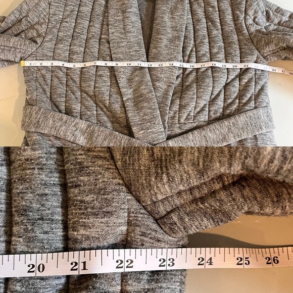 Club Monaco Quilted Blanket Coat - Grey - Picture 8 of 16